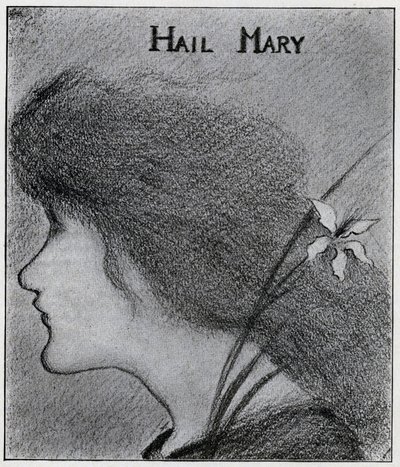 Zdrávas Maria (tužka) od Aubrey Beardsley