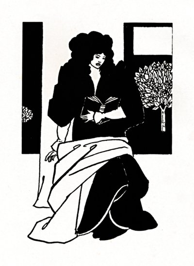 Ilustrace z Morte DArthur, 1893-1894, 1923 od Aubrey Beardsley