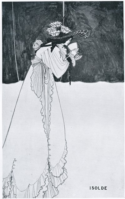 Isolda pije jed od Aubrey Beardsley
