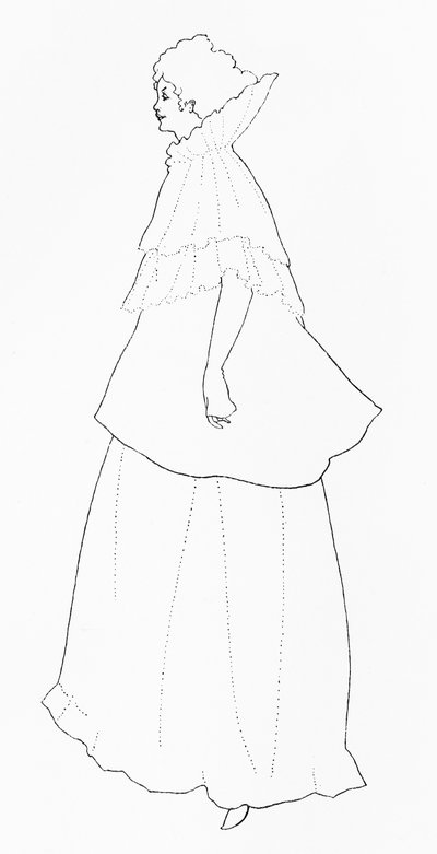 Madame Rejane, ilustrace ze „Žluté knihy“, 1894 od Aubrey Beardsley