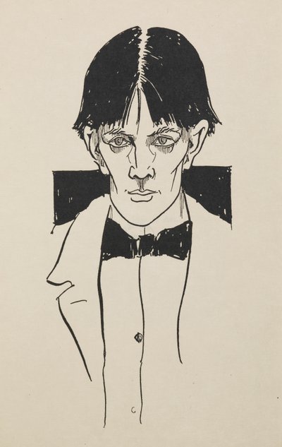 Portrét z knihy padesáti kreseb od Aubrey Beardsley