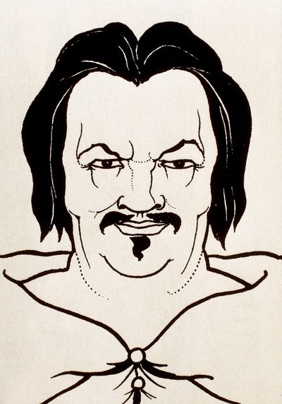 Portrét Honore de Balzac od Aubrey Beardsley