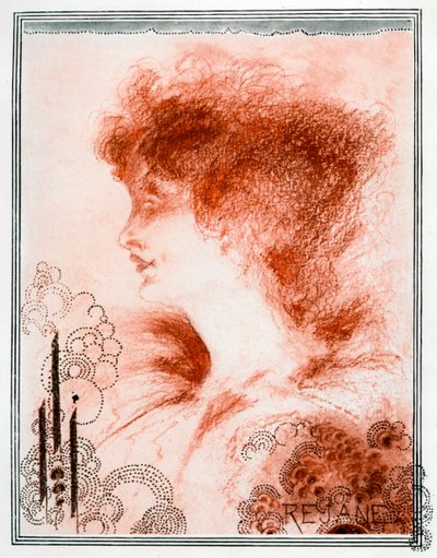 Portrét ženy, 1898. od Aubrey Beardsley