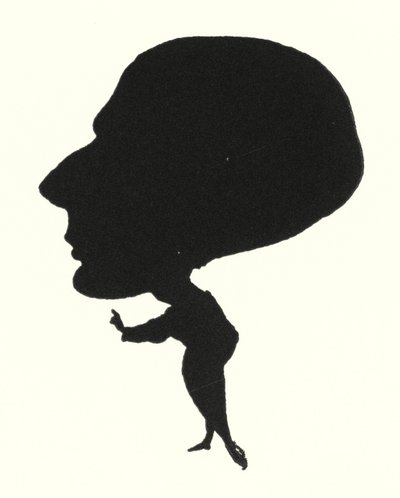 Silueta Aubrey Beardsley od Aubrey Beardsley