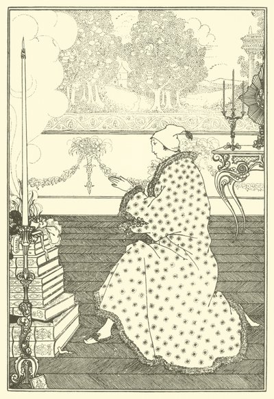Modlitba baronů od Aubrey Beardsley