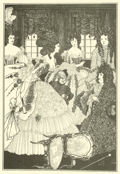 Bitva o Beaux a Belles od Aubrey Beardsley