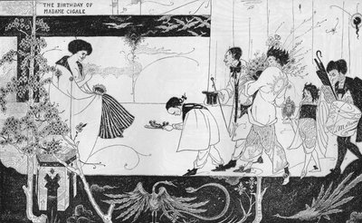 Narozeniny Madame Cigale, c1893 od Aubrey Beardsley