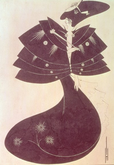 The Black Cape, ilustrace k anglickému vydání hry Oscara Wilda 