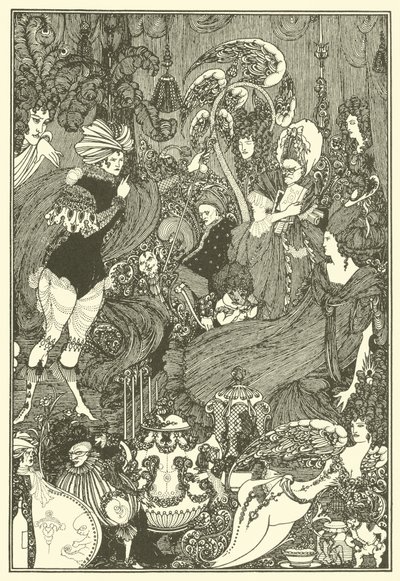 Jeskyně sleziny od Aubrey Beardsley