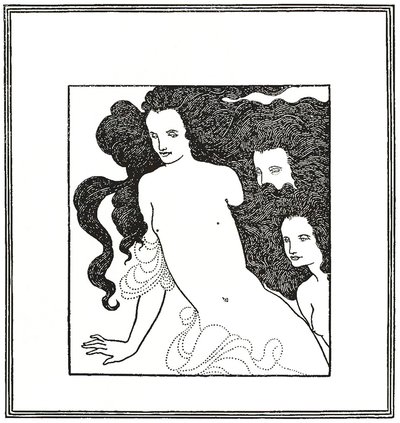 The Comedy of the Rhinegold, frontispis 1872 od Aubrey Beardsley