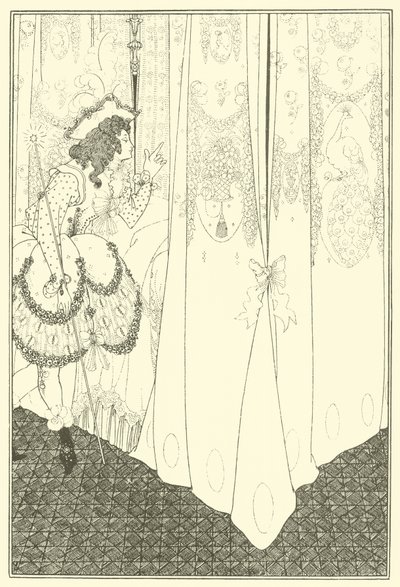 Sen ze Znásilnění zámku od Aubrey Beardsley
