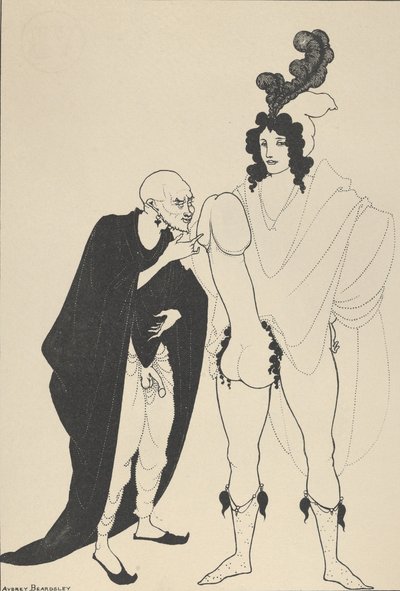 The Examination of the Herald, for The Lysistrata of Aristophanes, ca. 1926. od Aubrey Beardsley