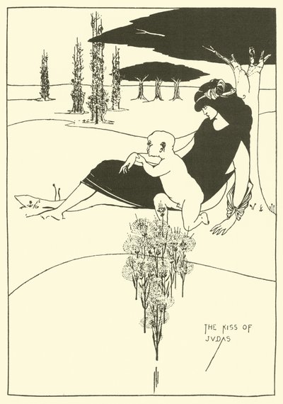 Jidášův polibek od Aubrey Beardsley