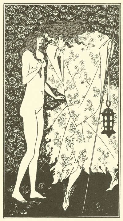 Tajemná růžová zahrada od Aubrey Beardsley