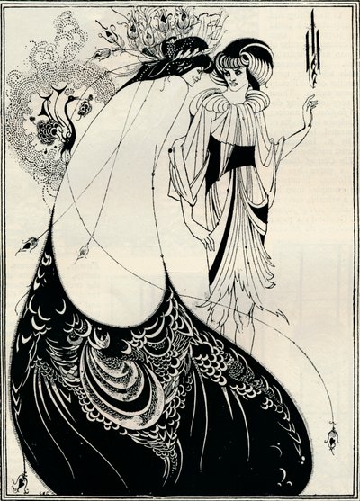 Paví dívka, 1893 od Aubrey Beardsley