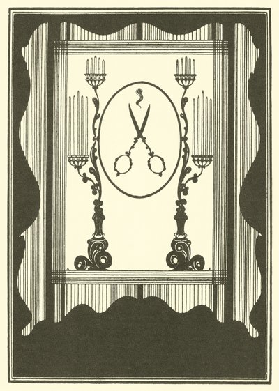 Znásilnění zámku od Aubrey Beardsley