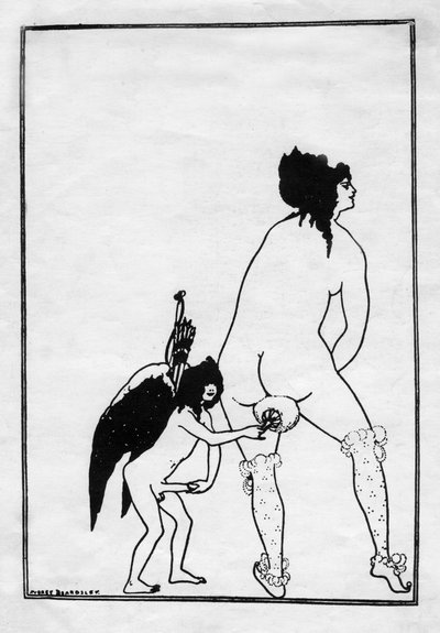 Lampitova toaleta, 1896. od Aubrey Beardsley