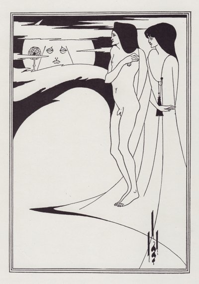 Žena na Měsíci, 1893. od Aubrey Beardsley
