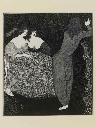 Tristan a Isolda, 1896. od Aubrey Beardsley