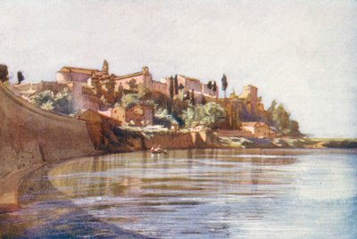 Řím: Aventin (barevná litografie) od Aubrey Waterfield