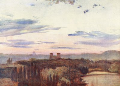 Řím: Petra (barevná litografie) od Aubrey Waterfield