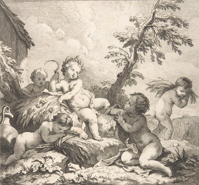 Léto, 1735 od Audran Benoit II