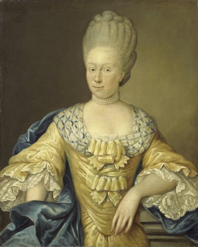 Adriana Johanna van Heusden, manželka Johana Arnolda Zoutmana od August Christian Hauck