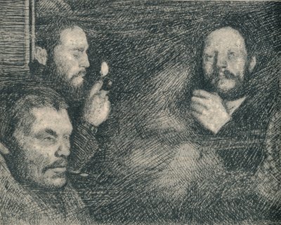 A Smoke in the Galley of the Fram., c1893-1896, 1897 od August Eiebakke