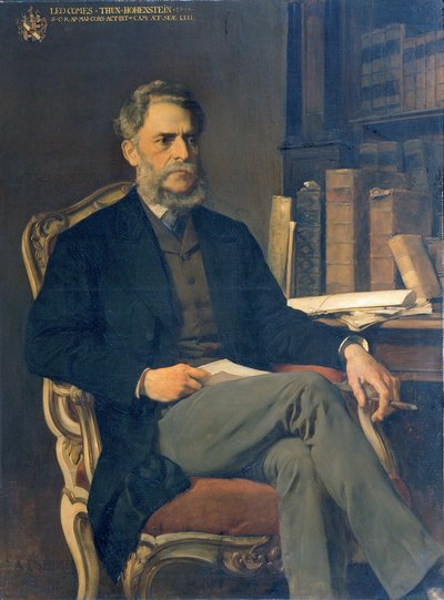 Leo hrabě Thun-Hohenstein od August Eisenmenger