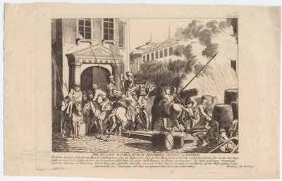 Evakuace Moskvy Rusy od August Friedrich Andreas Campe