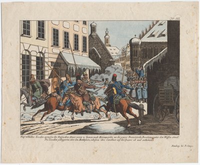 Pět kozáků vstoupilo do Marienwerderu od August Friedrich Andreas Campe