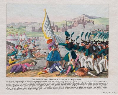 Rusko-turecká válka v letech 1828-1829 – Útok na pevnost Akhaltsikhe (neboli hrad Rabat) (Gruzie) – Útok na pevnost Akhaltsikhe 27. srpna od August Friedrich Andreas Campe