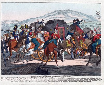 Napoleonův let po bitvě u Waterloo (1815) - Campe, August Friedrich Andreas (1777-1846) - Lept, akvarel - 21,5x26,3 - Soukromá sbírka od August Friedrich Andreas Campe