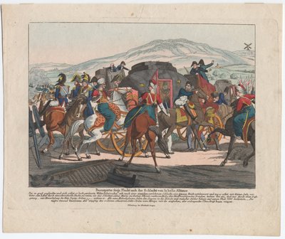 Napoleonův let po bitvě u Waterloo od August Friedrich Andreas Campe
