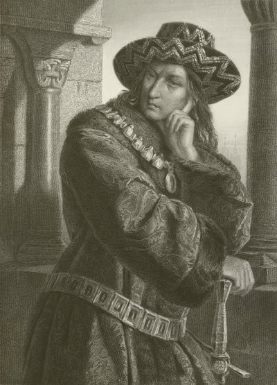 Karl VII (rytina) od August Friedrich Pecht