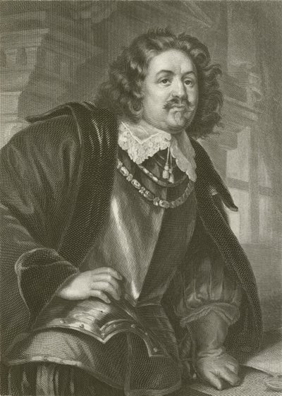 Octavio Piccolomini (rytina) od August Friedrich Pecht