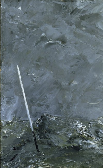 Bouřlivá mořská bóje bez horní značky, 1892 od August Johan Strindberg