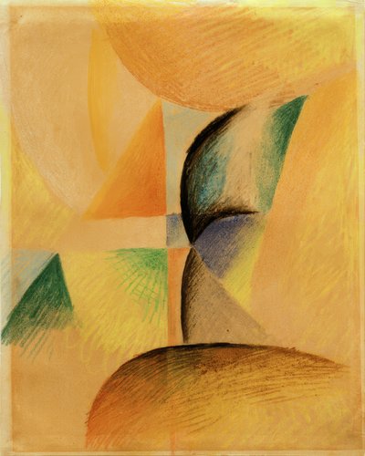 Abstraktní tvary XII od August Macke