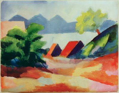 Am Thuner See I od August Macke