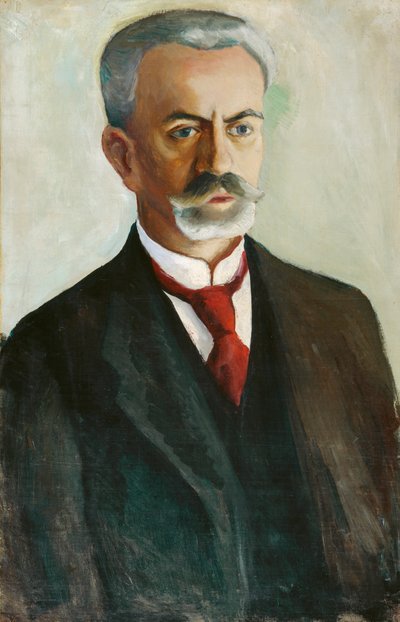 Portrét Bernharda Köhlera od August Macke