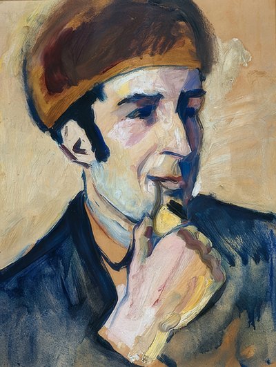 Portrét Franze Marca. 1910 od August Macke