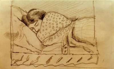 Elisabeth, spící od August Macke