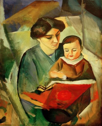 Elisabeth a Walterchen od August Macke