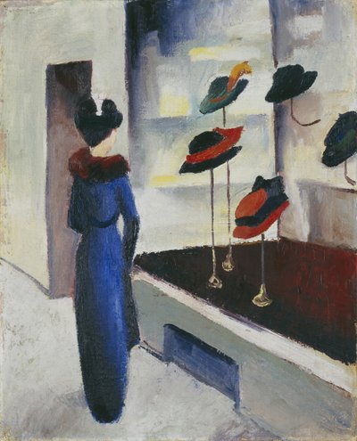 Kloboukářství, 1913 od August Macke