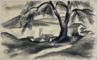 Hilterfingen u Thunského jezera od August Macke