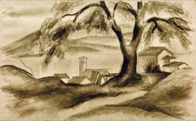 Hilterfingen am Thuner See od August Macke