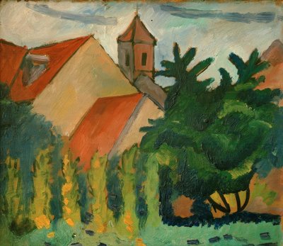 Kostel v Kandernu od August Macke