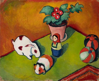 Hračky malého Waltera od August Macke
