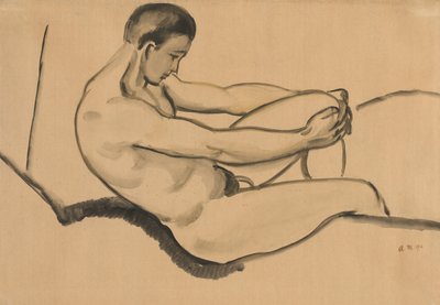 Mužský akt od August Macke