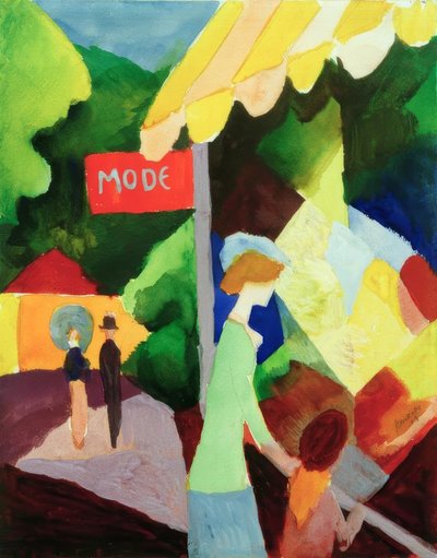 Módní přehlídka od August Macke